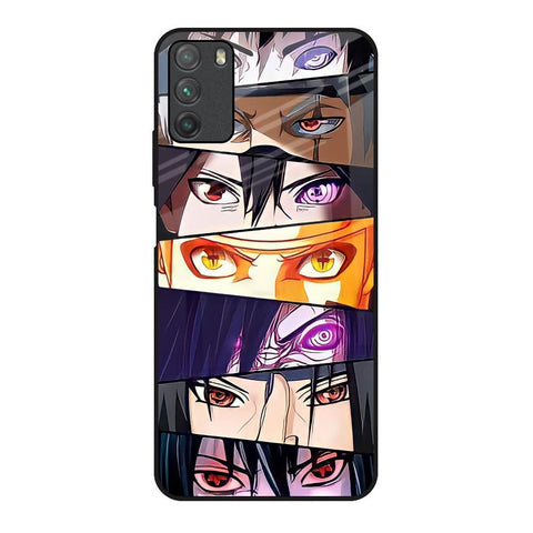 Anime Eyes Glossy Case for Poco M3