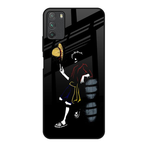 Luffy Line Art Glossy Case for Poco M3