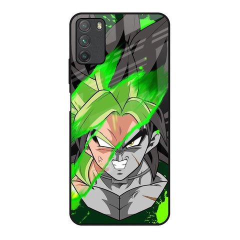 Anime Green Splash Glossy Case for Poco M3