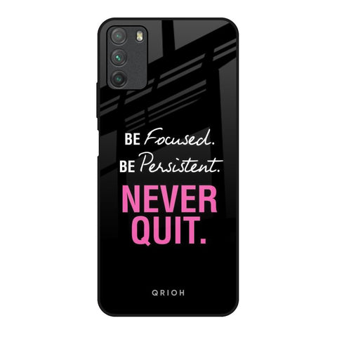 Be Focused Glossy Case for Poco M3