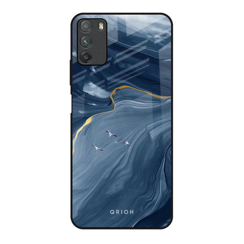 Deep Ocean Marble Glossy Case for Poco M3