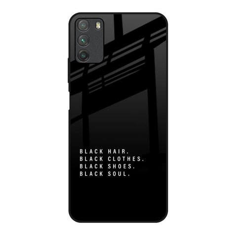 Black Soul Glossy Case for Poco M3