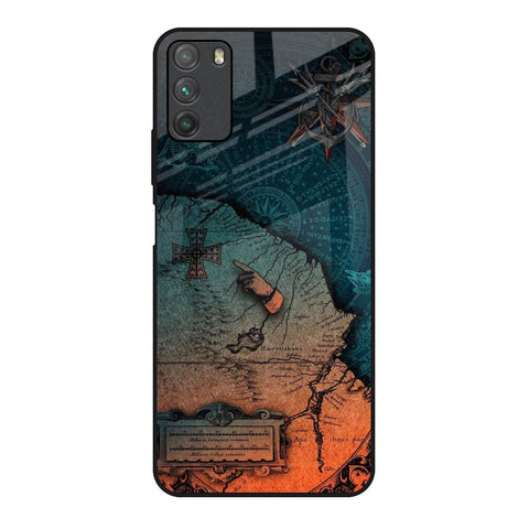 Geographical Map Glossy Case for Poco M3