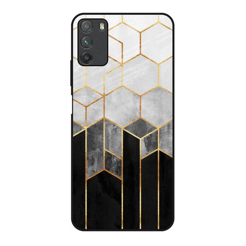 Tricolor Pattern Glossy Case for Poco M3