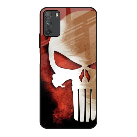 Red Skull Glossy Case for Poco M3
