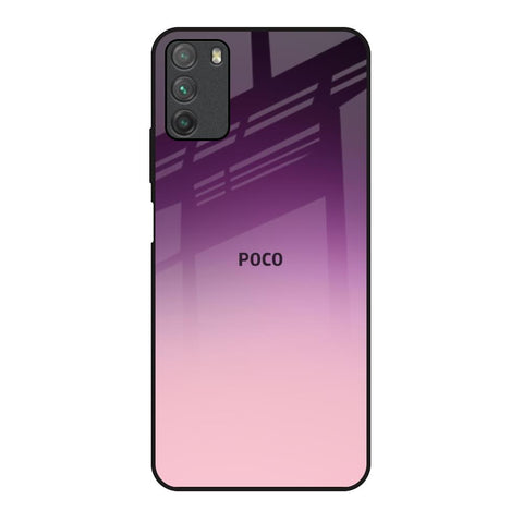 Purple Gradient Glossy case for Poco M3