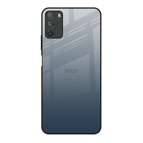 Smokey Grey Color Glossy Case For Poco M3