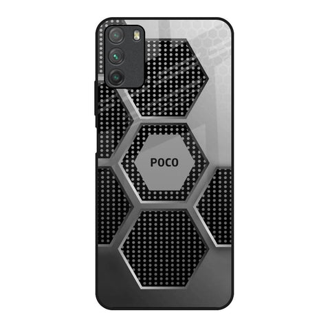 Hexagon Style Glossy Case For Poco M3