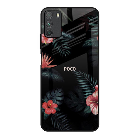 Tropical Art Flower Glossy Case for Poco M3