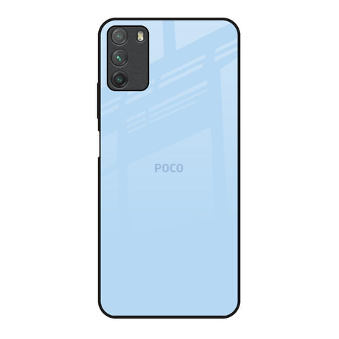 Pastel Sky Blue Glossy Case for Poco M3