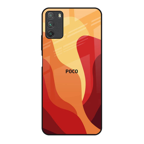 Magma Color Pattern Glossy Case for Poco M3
