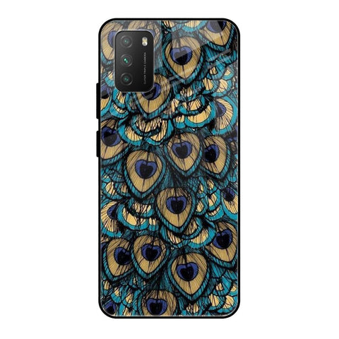 Peacock Feathers Glossy case for Poco M3