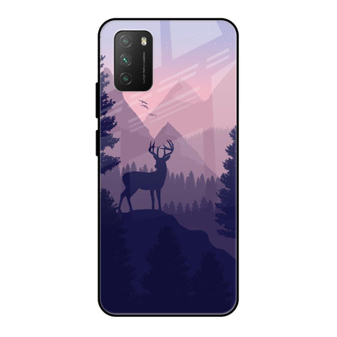 Deer In Night Glossy Case For Poco M3