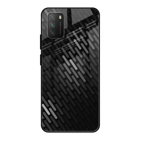 Dark Abstract Pattern Glossy Case For Poco M3