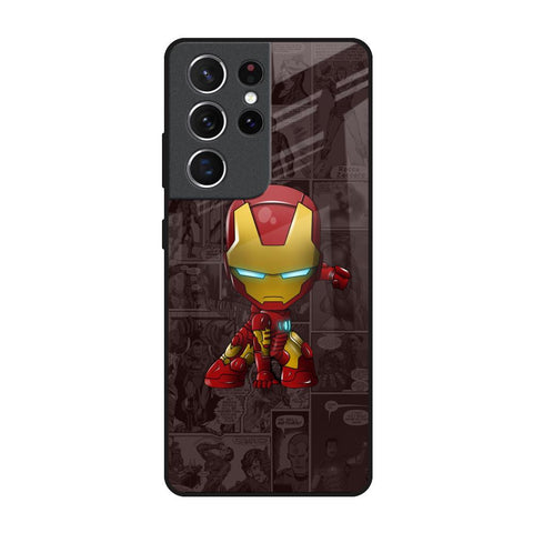 Angry Baby Super Hero Glossy Case for Samsung Galaxy S21 Ultra