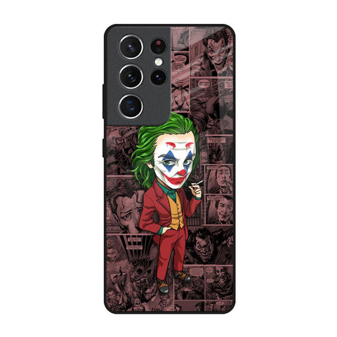 Joker Cartoon Glossy Case for Samsung Galaxy S21 Ultra