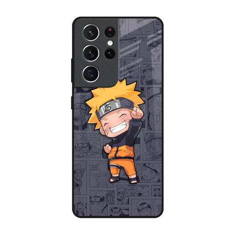 Orange Chubby Glossy Case for Samsung Galaxy S21 Ultra