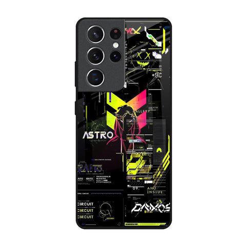 Astro Glitch Glossy Case for Samsung Galaxy S21 Ultra
