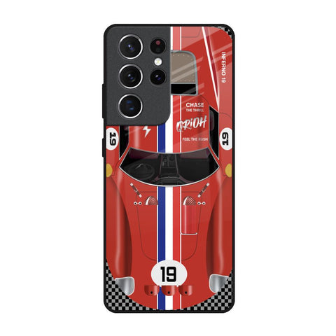 Racing Vintage Glossy Case for Samsung Galaxy S21 Ultra