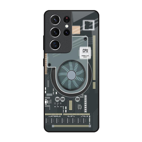 Motherboard Circuit Glossy Case for Samsung Galaxy S21 Ultra