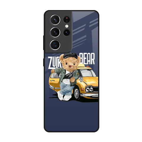 Adventurous Bear Glossy Case for Samsung Galaxy S21 Ultra