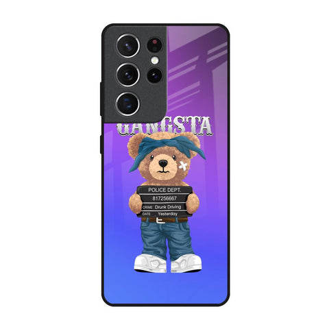 Gangsta Bear Glossy Case for Samsung Galaxy S21 Ultra