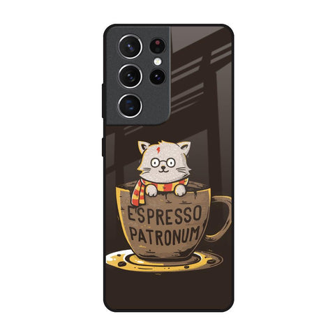 Tea With Kitty Glossy Case For Samsung Galaxy S21 Ultra