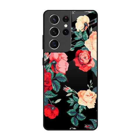 Floral Bunch Glossy Case For Samsung Galaxy S21 Ultra