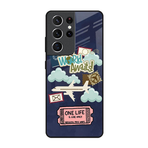 Tour The World Glossy Case For Samsung Galaxy S21 Ultra