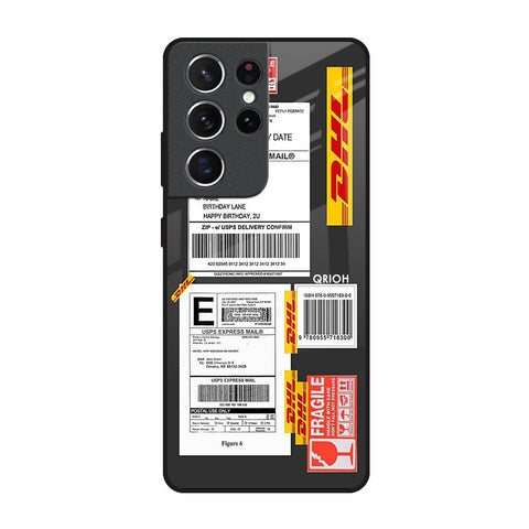 Cool Barcode Label Glossy Case For Samsung Galaxy S21 Ultra
