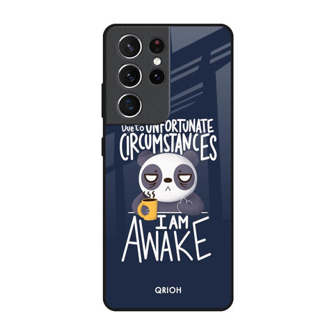 Struggling Panda Glossy Case for Samsung Galaxy S21 Ultra