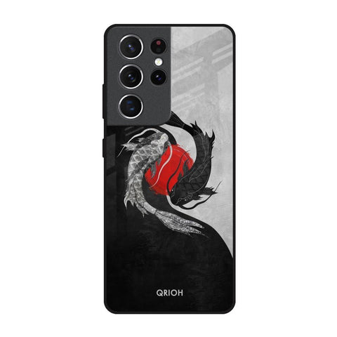 Japanese Art Glossy Case for Samsung Galaxy S21 Ultra