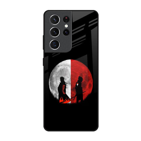Anime Red Moon Glossy Case for Samsung Galaxy S21 Ultra