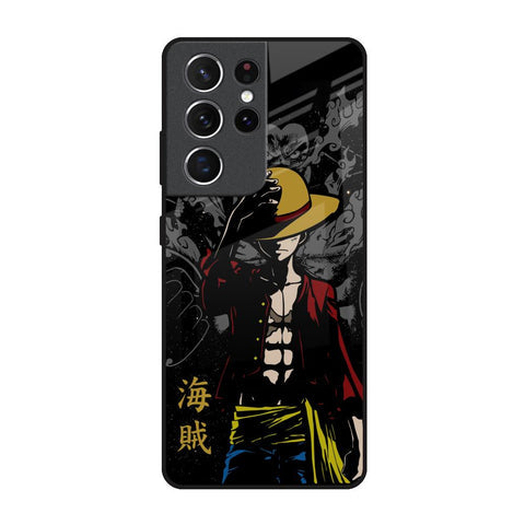 Dark Luffy Glossy Case for Samsung Galaxy S21 Ultra