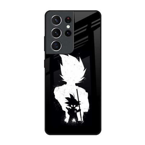 Monochrome Goku Glossy Case for Samsung Galaxy S21 Ultra