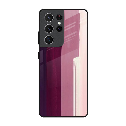 Brush Stroke Art Glossy Case for Samsung Galaxy S21 Ultra