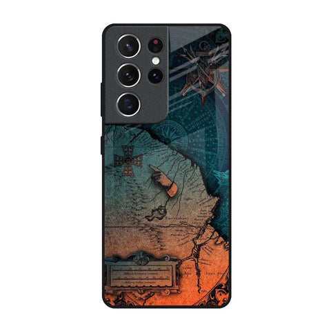 Geographical Map Glossy Case for Samsung Galaxy S21 Ultra