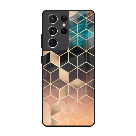 Bronze Texture Glossy Case for Samsung Galaxy S21 Ultra