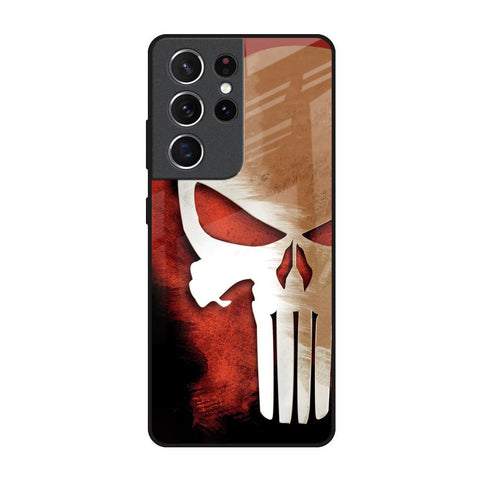 Red Skull Glossy Case for Samsung Galaxy S21 Ultra
