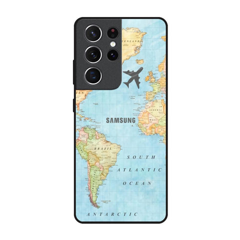 Fly Around The World Glossy Case for Samsung Galaxy S21 Ultra