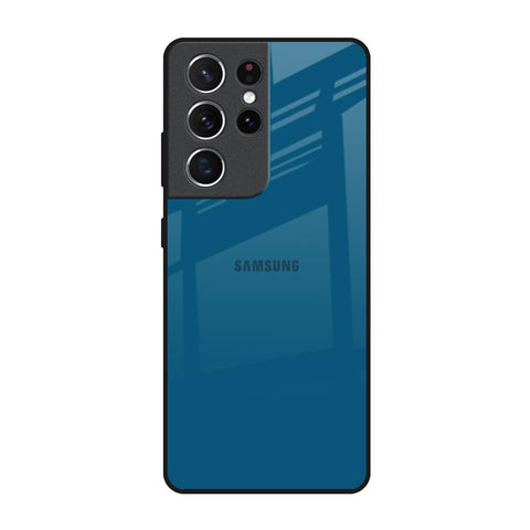 Cobalt Blue Glossy Case for Samsung Galaxy S21 Ultra