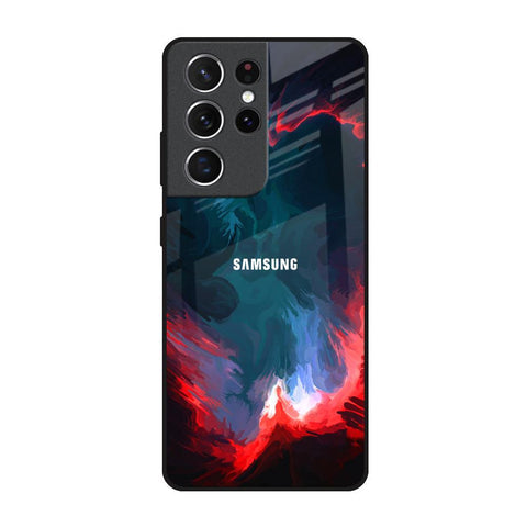 Brush Art Glossy Case For Samsung Galaxy S21 Ultra