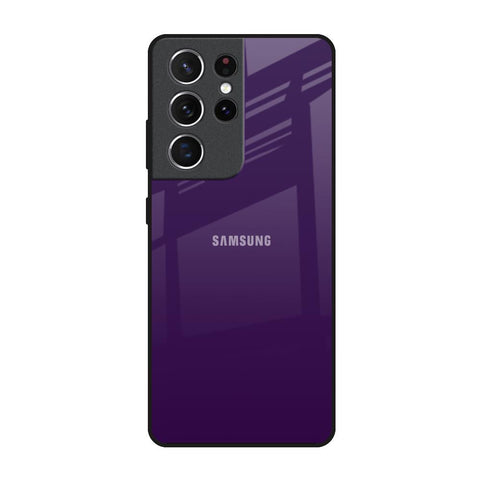 Dark Purple Glossy Case for Samsung Galaxy S21 Ultra