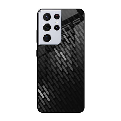 Dark Abstract Pattern Glossy Case For Samsung Galaxy S21 Ultra