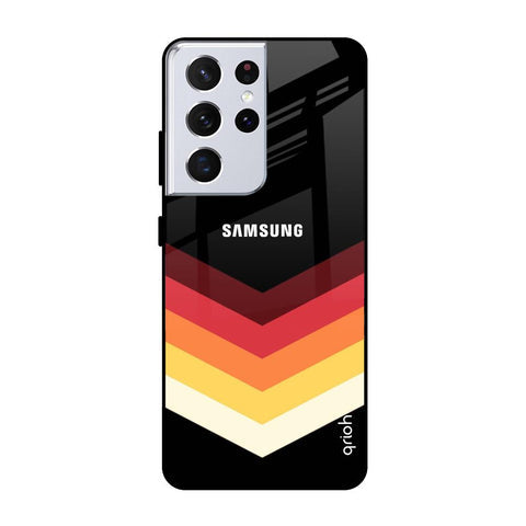 Abstract Arrow Pattern Glossy Case For Samsung Galaxy S21 Ultra