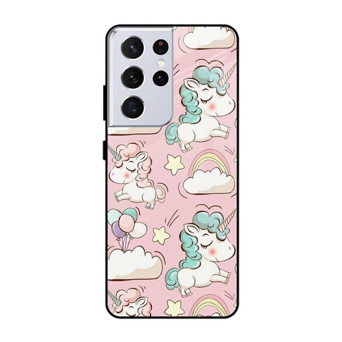 Balloon Unicorn Glossy case for Samsung Galaxy S21 Ultra