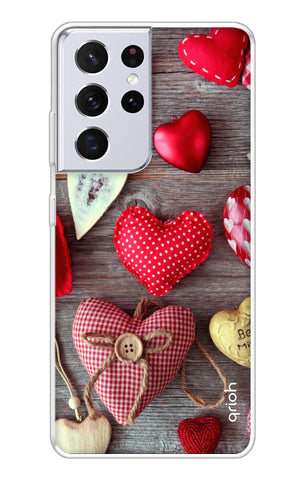 Valentine Hearts Soft Cover for Samsung Galaxy S21 Ultra