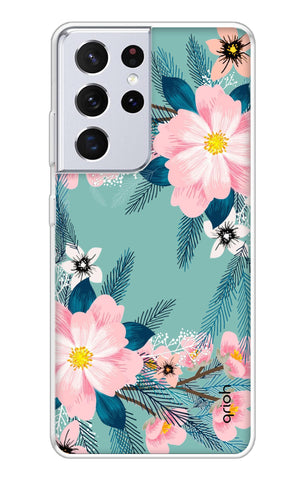 Wild flower Soft Cover for Samsung Galaxy S21 Ultra
