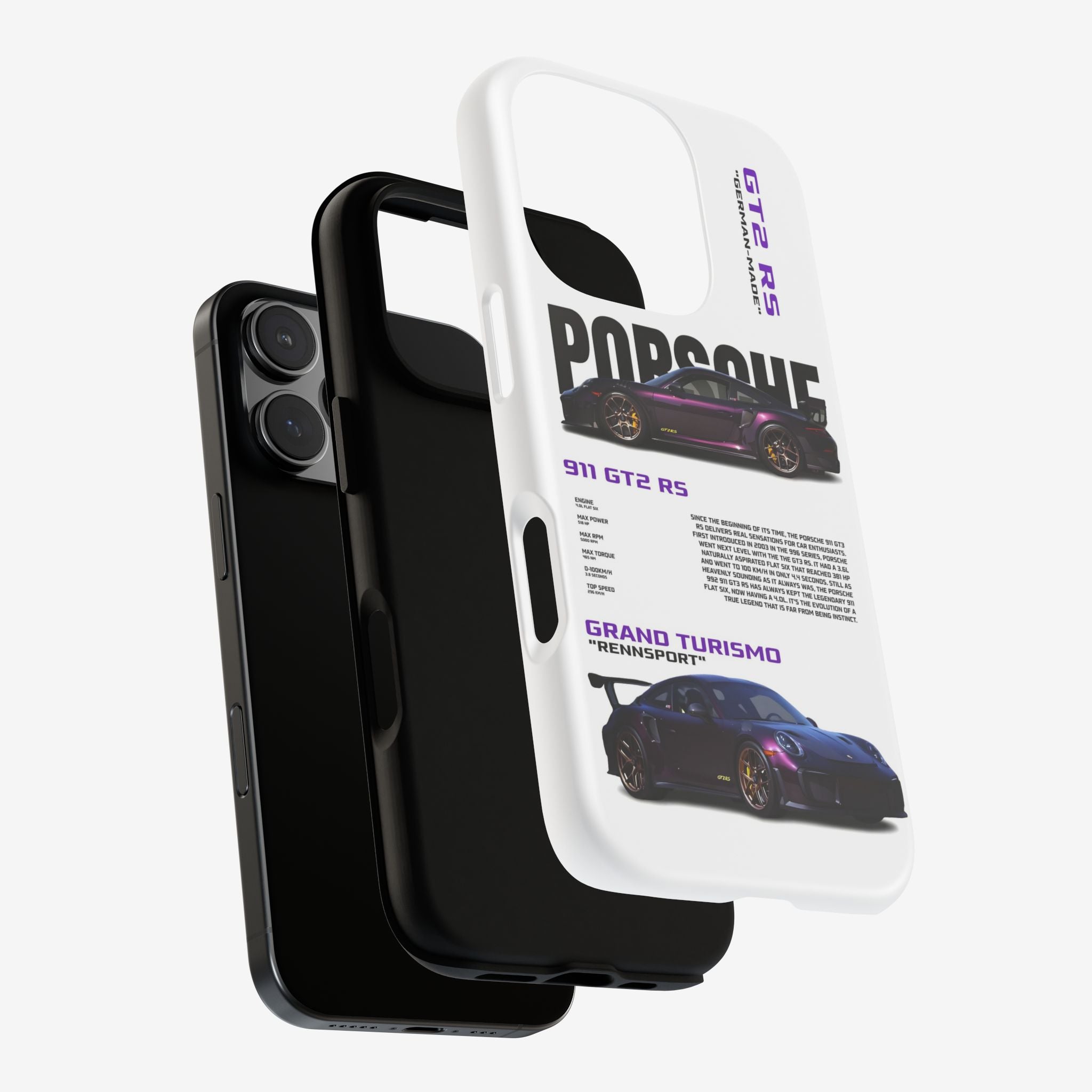 Violet Velocity Tough Case  Available For All iPhone Models