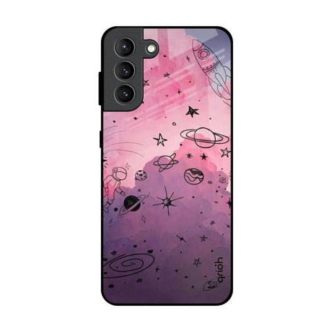 Space Doodles Glossy Case for Samsung Galaxy S21 Plus